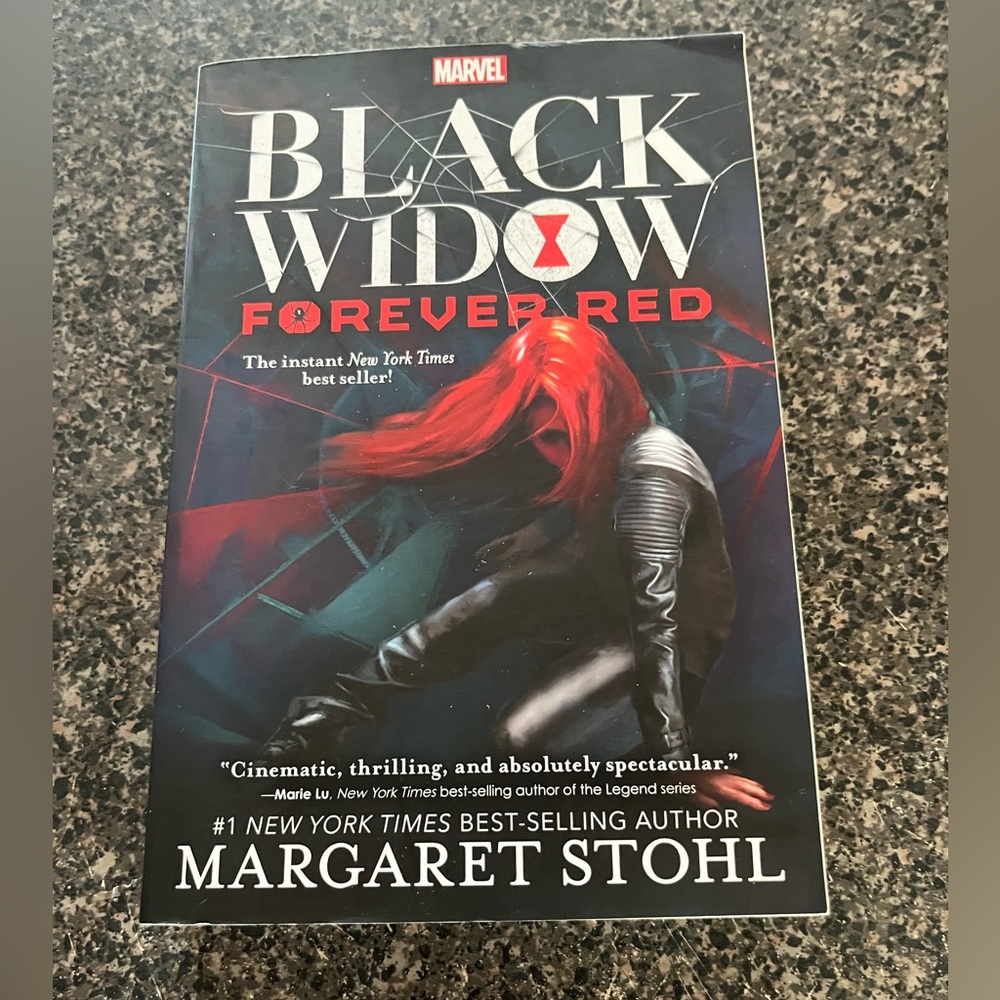 Marvel Black Widow Forever Red softcover book